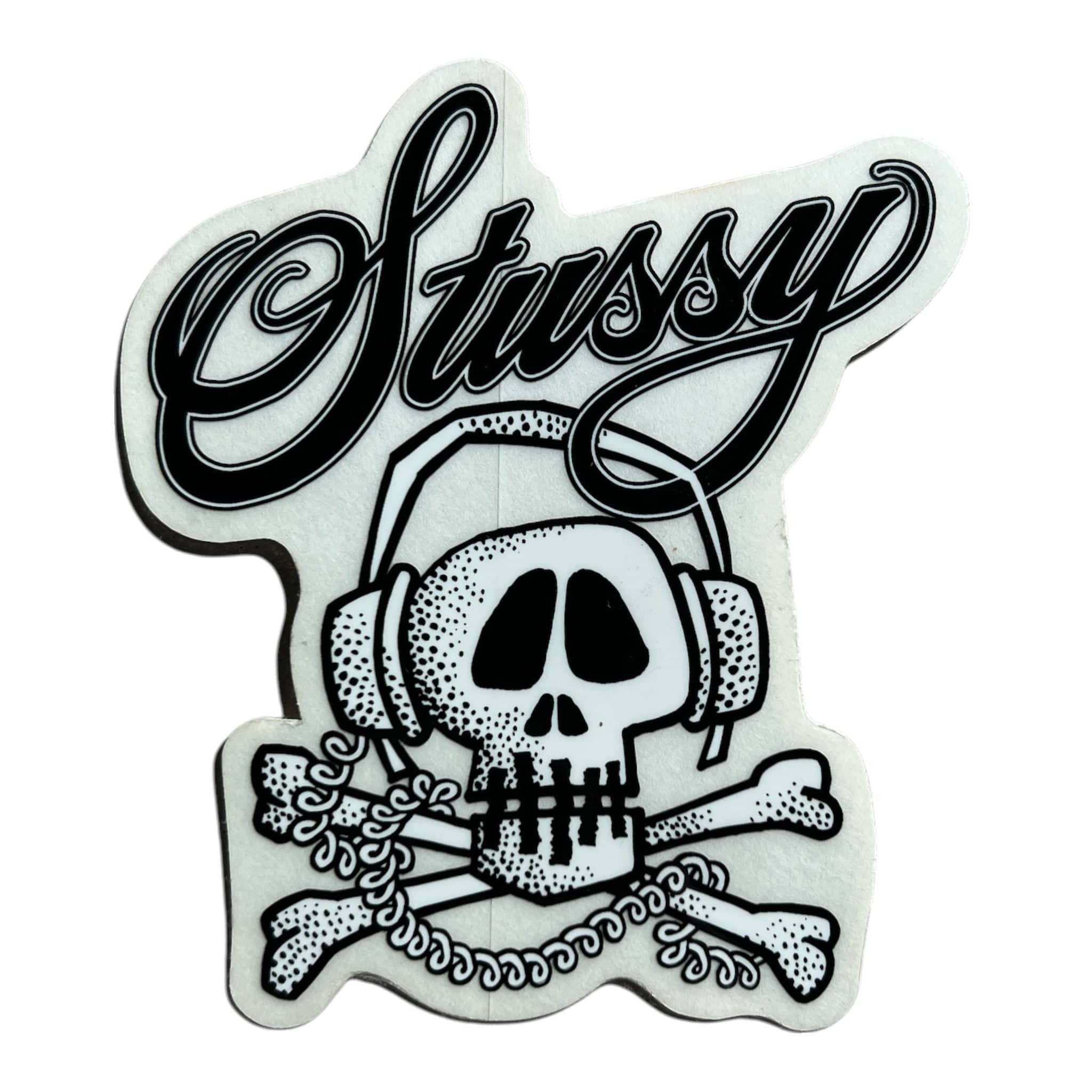 Stussy Headbones Sticker Black