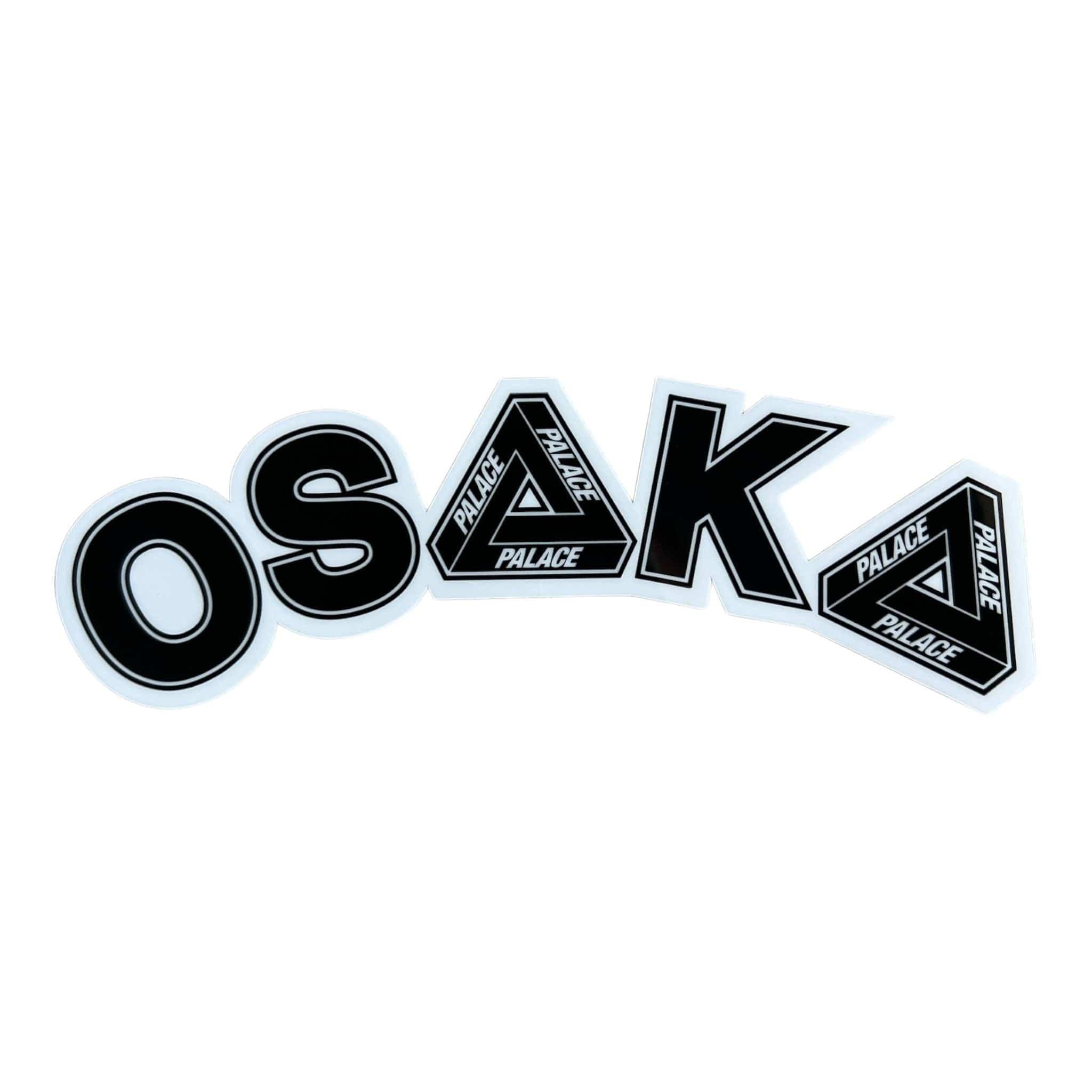 palace sticker spelling out osaka