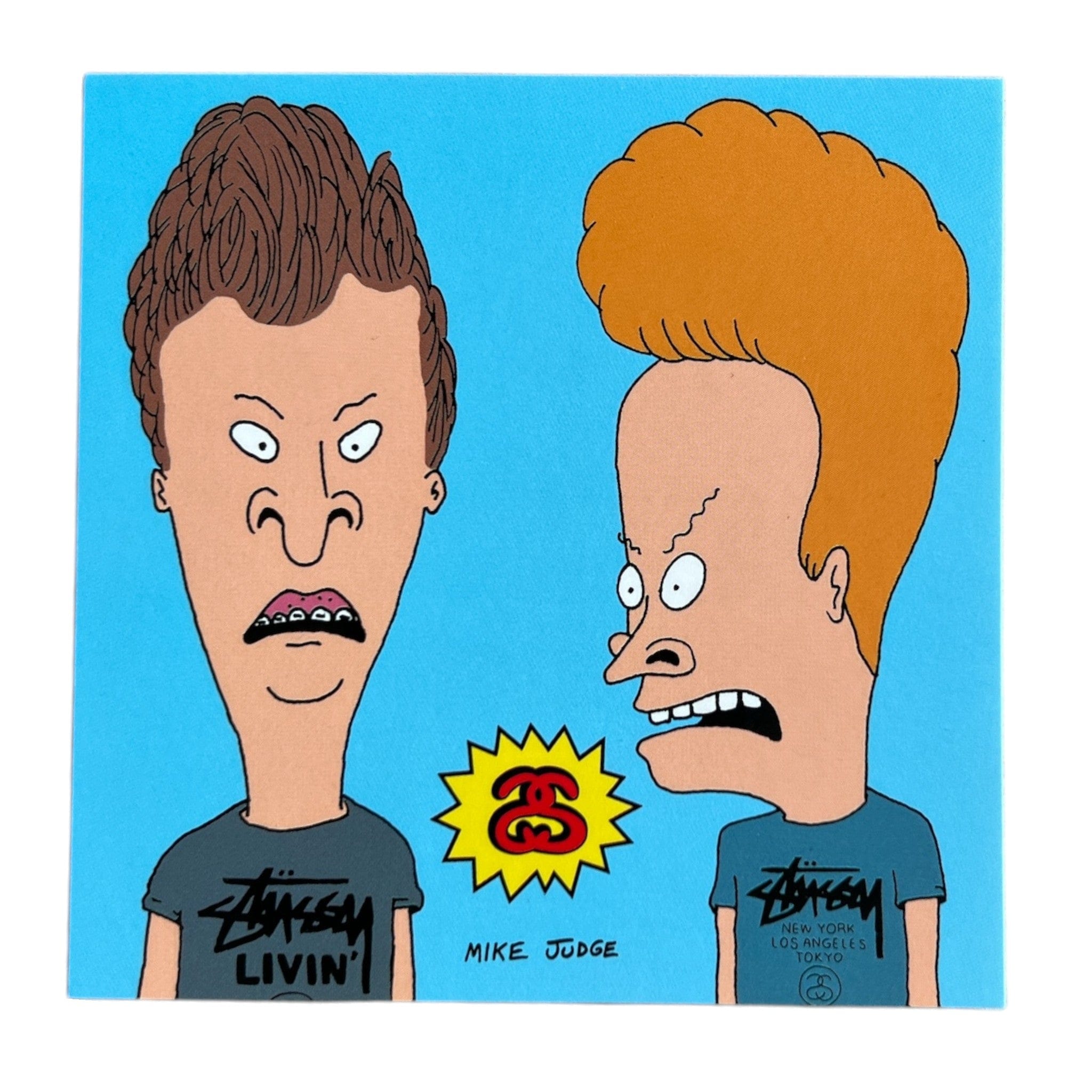 Stussy Beavis and Butthead Sticker