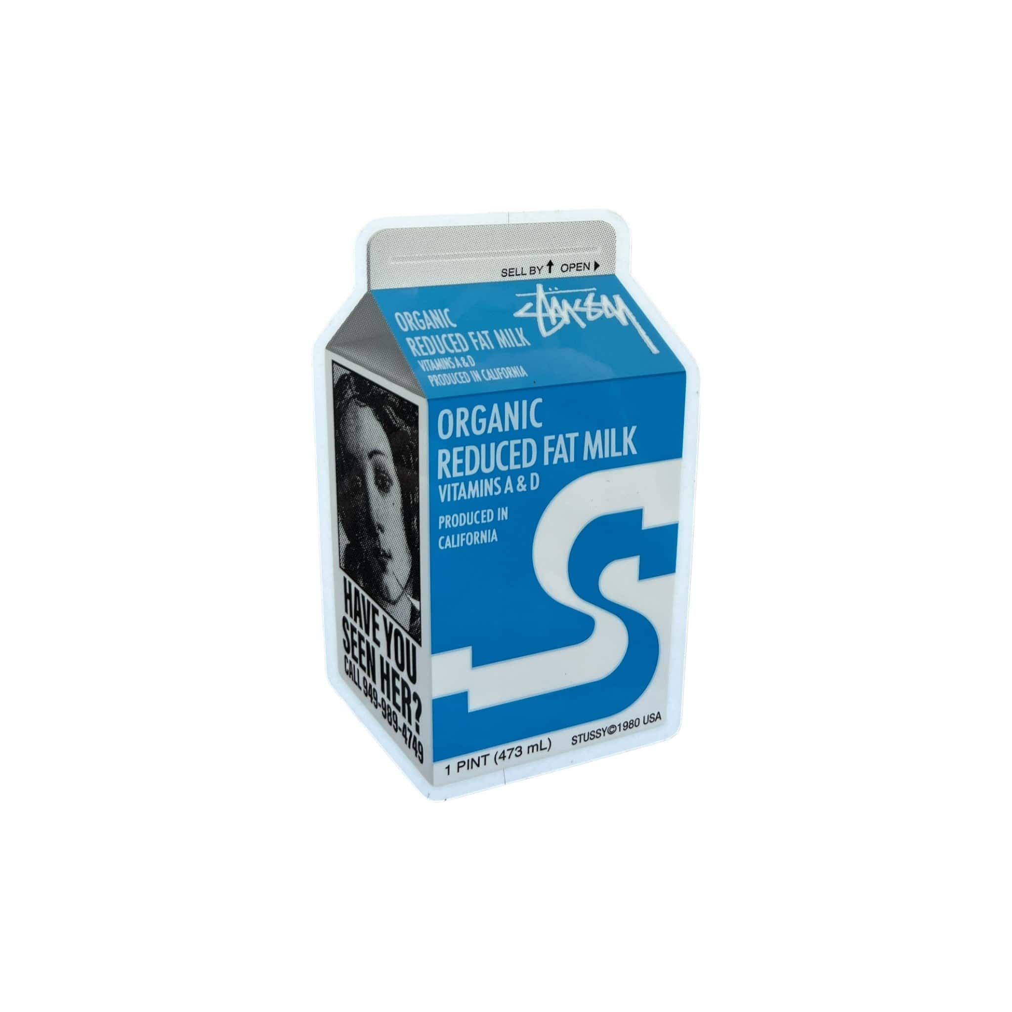 Stussy Milk Sticker Blue
