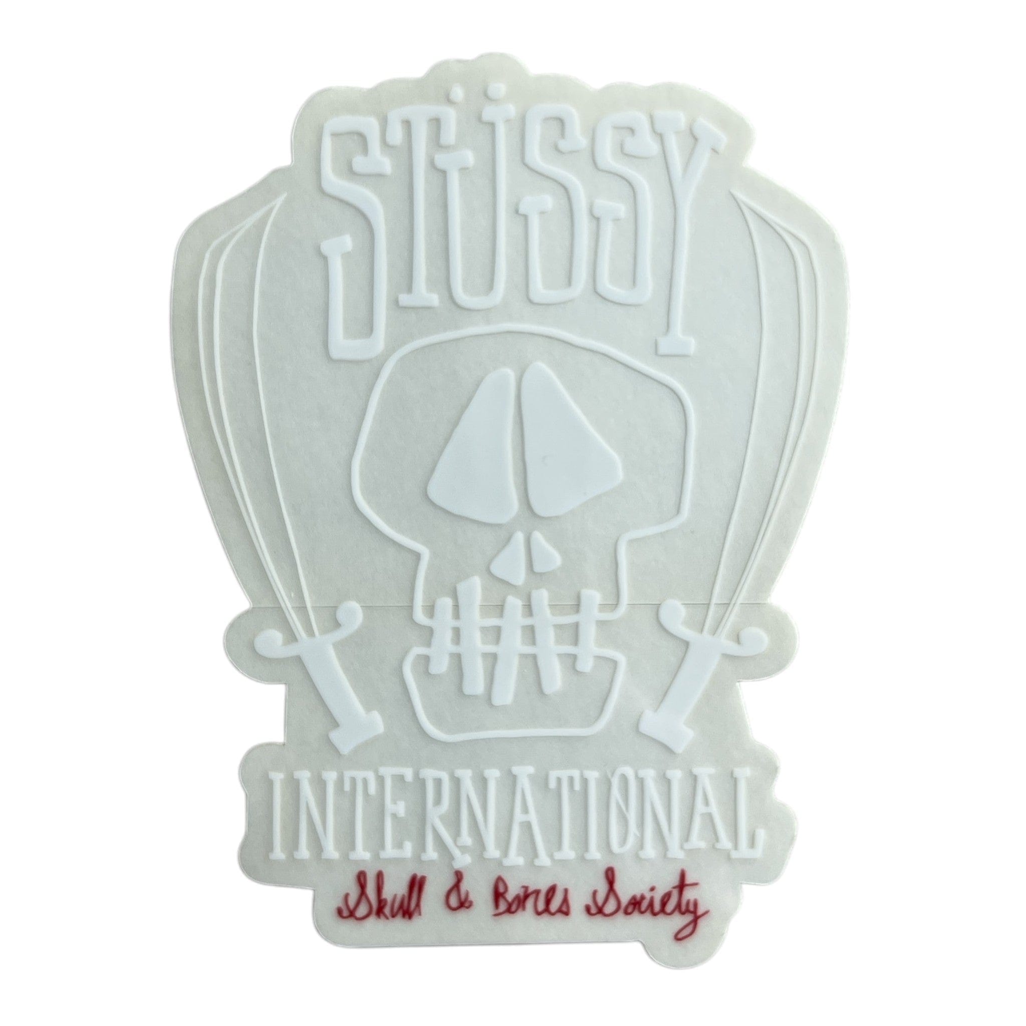 Stussy Skull & Bones Society Sticker