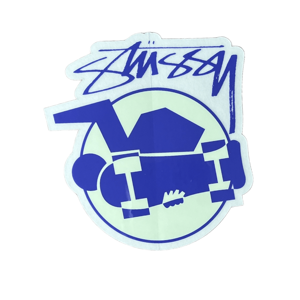 Stussy Skate Grab Sticker Purple