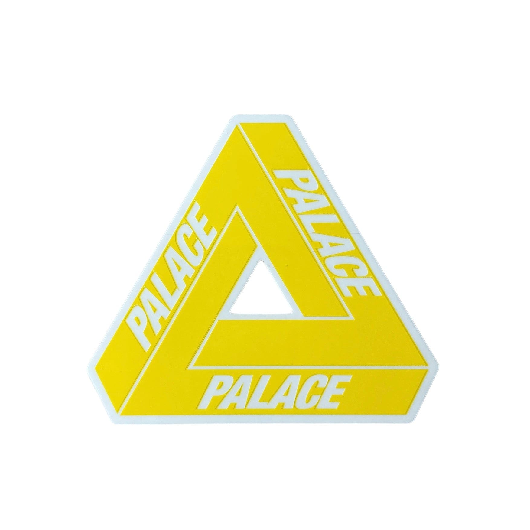 Palace Yellow Tri-Ferg Sticker