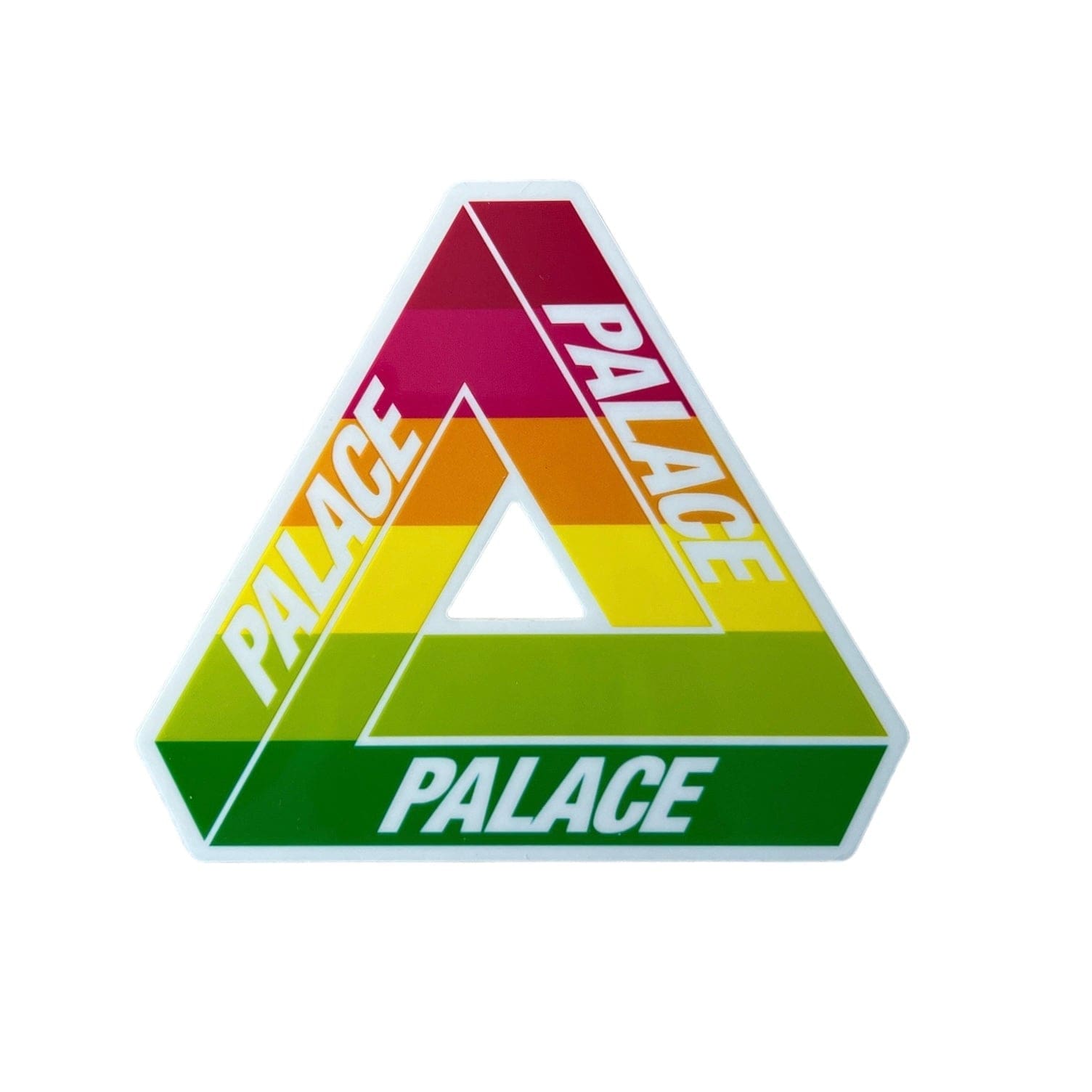 Palace Mixed Media Bitmap Tri-Ferg Sticker